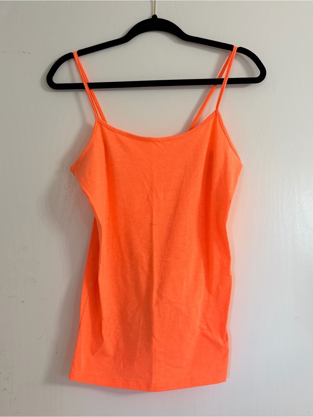 No Boundaries Neon Orange Spaghetti Strap Camisole